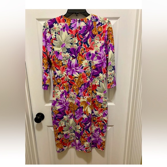 228.00 NWT J. MCLAUGHLIN M CATALYST PALMER FLORAL DRESS - Picture 7 of 9